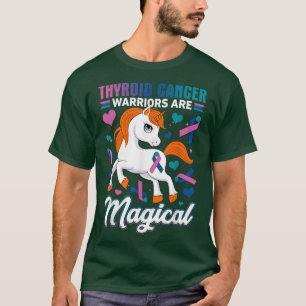 Thyroid Cancer Warriors Are Magical Awareness Mont T-shirt