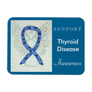 Thyroïd Disease Awareness Angel Custom Magnet Magneet