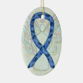 Thyroid Disease Awareness Ribbon Angel Ornament (Rechts)