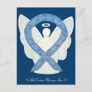 Thyroid Paisley Awareness Ribbon Angel Briefkaart