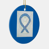 Thyroid Sensibilisation Ruban Angel Art Ornements (Droite)