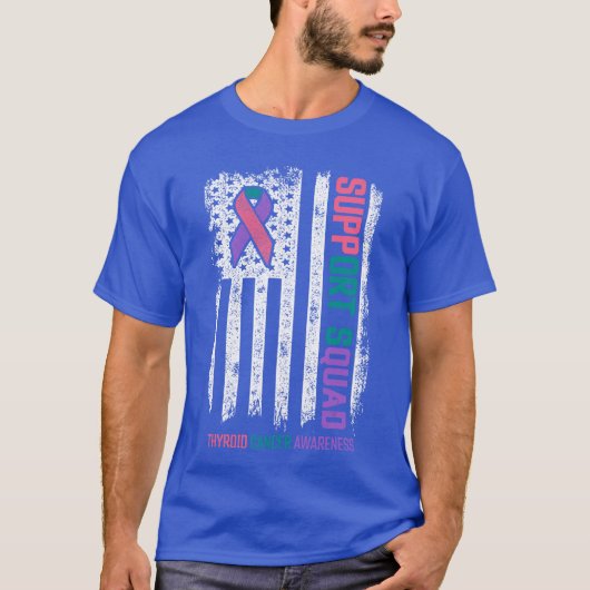 Thyroid Shirts Support Squad Thyroid Awareness (Voorkant)