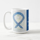 Thyroïde Maladie Sensibilisation Ruban Angel Mug (Gauche)