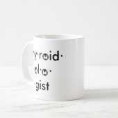 Thyroïde Thyroidoloog Koffiemok (Voorkant links)