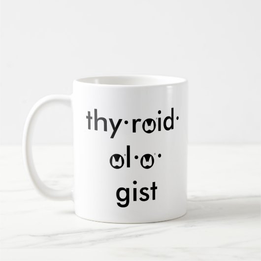 Thyroïde Thyroidoloog Koffiemok (Links)