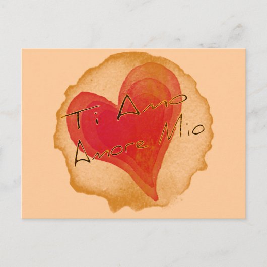 Ti Amo Amore Mio Briefkaart (Voorkant)