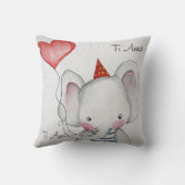 Ti Amo Baby Elephant Sierkussen (Achterkant)