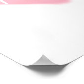 Ti Amo Heart Waterverf Art Print Poster (Hoek)