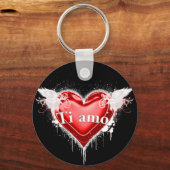 Ti amo (Ik hou van je) Sleutelhanger (Voorkant)