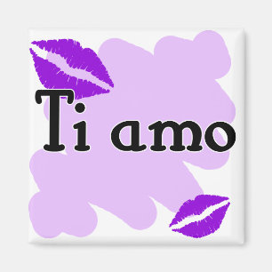 Ti amo - Italiaans Ik hou van je Magneet