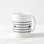 Ti Music Note Tea Mug (Devant droit)