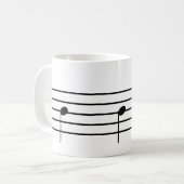 Ti Music Note Tea Mug (Devant gauche)