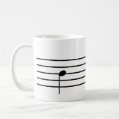 Ti Music Note Tea Mug (Gauche)