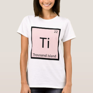 Ti - Periodieke Tabel voor de chemie op duizenden T-shirt