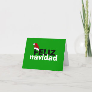Ti van Paragraaf van Navidad van Feliz Feestdagen Kaart