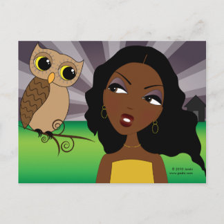 Ti Zwazo (Little Bird) Briefkaart