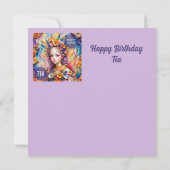 TIA ~ Carte d'anniversaire ~ Fleur Fairy ~ (Dos)
