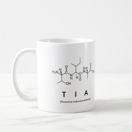 Tia peptide nom mug (Gauche)