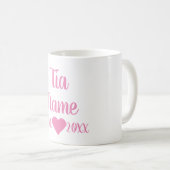 Tia Personnalisé Établi Mug Rose (Devant droit)