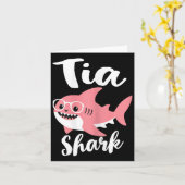 Tia Shark Moederdag Oma Funny  Kaart (Gele Bloem)