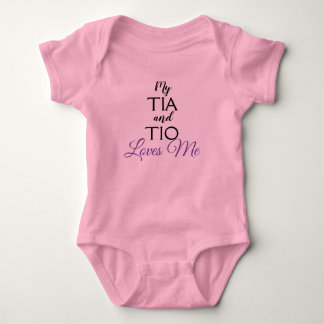 Tia & Tio (tante & Oom) houdt van mijn baby-pak Romper