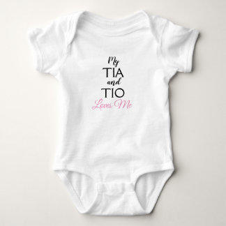 Tia & Tio (tante & Oom) houdt van mijn baby-pak Romper