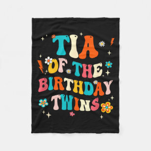 Tia van de verjaardag tweeling jongens meisjes fee fleece deken