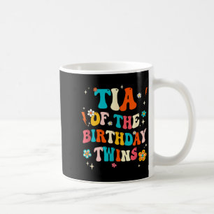 Tia van de verjaardag tweeling jongens meisjes fee koffiemok