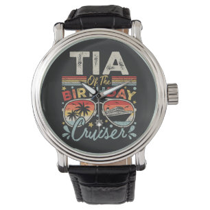 Tia van de verjaardagscruiser vakantie Vintage Horloge