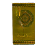 Tialtiu Oogst Godin Abstracte kunst Etiket (Voorkant)