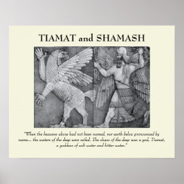 Tiamat en Shamash Poster