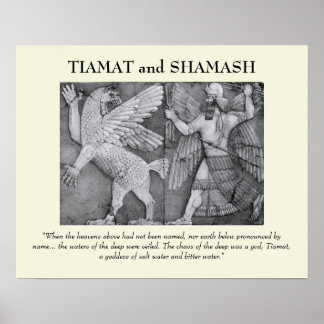 Tiamat en Shamash Poster