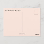 Tian Tan Buddha Hong Kong Briefkaart (Achterkant)