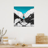 Tianmen Mountain Heaven's Gate CHINA Poster (Keuken)