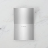 Tiara & Damask Roze Dank je kaart (Binnen)