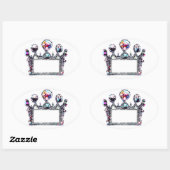 Tiara Étiquettes à personnaliser ! (Feuille)