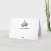 Tiara Félicitations Cartes de fin d'études ! Carte (Dos)