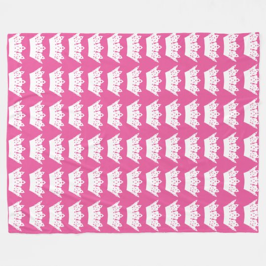 "Tiara" Fleece Blanket Deken (Voorkant (Horizontaal))