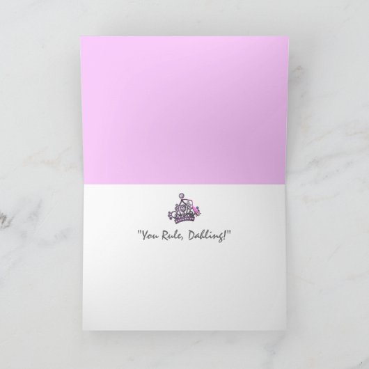 Tiara Gefeliciteerd Afstuderen kaarten! Kaart (Binnen)