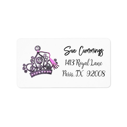 "Tiara Gradation" Princess Label (Voorkant)
