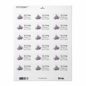 "Tiara Gradation" Princess Label (Full Sheet)