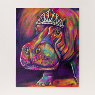 Tiara Hippo Art Puzzle Legpuzzel
