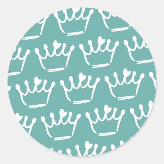 Tiara-illustraties Ronde Sticker (Voorkant)