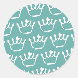 Tiara-illustraties Ronde Sticker