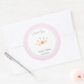 Tiara Little Princess Verjaardag Sticker (Envelop)