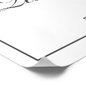 Tiara Minimalist White Quinceanera Affiche de bien (Coin)