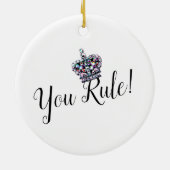 Tiara of Pareltjes Ornament (Achterkant)