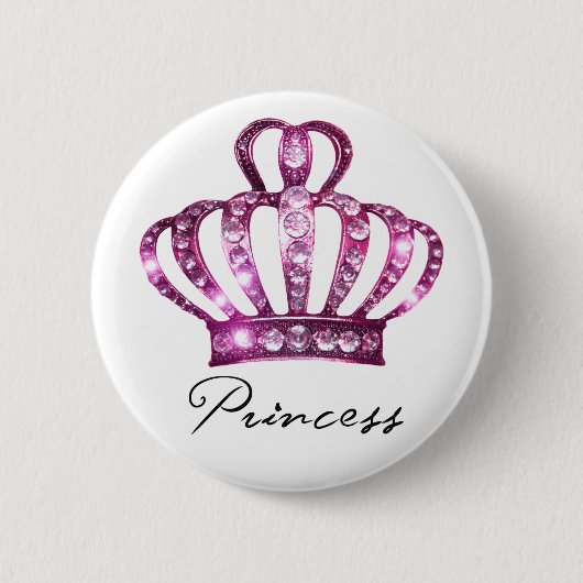 Tiara Princess Buttonnen Ronde Button 5,7 Cm (Voorkant)