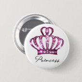 Tiara Princess Buttonnen Ronde Button 5,7 Cm (Voorkant /achterkant)