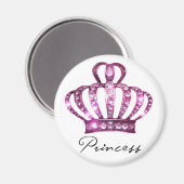 Tiara Princess magnet Magneet (Voorkant / Achterkant)